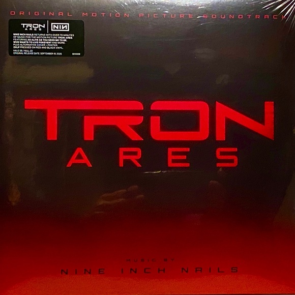Tron - Ares Nine Inch Nails 2LP Vinyl Red & Black - Picture 1 of 3